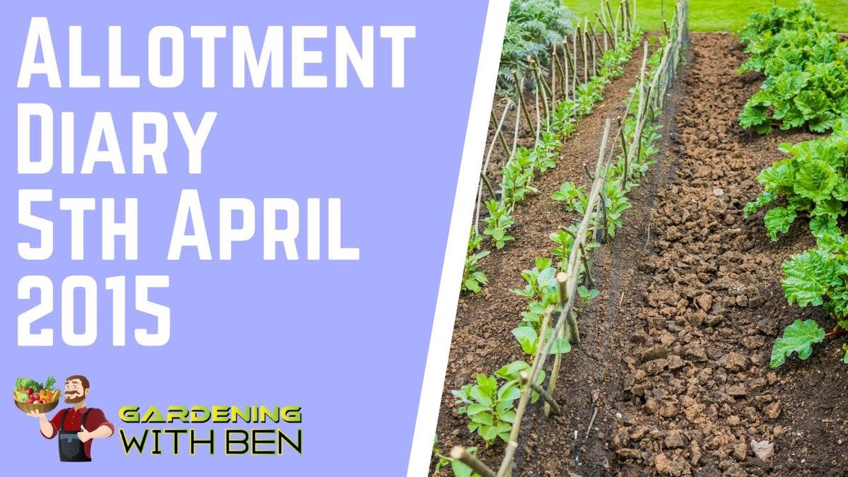 'Video thumbnail for Gardening and allotment diary 5th April 2015 - Seeds Germinating'