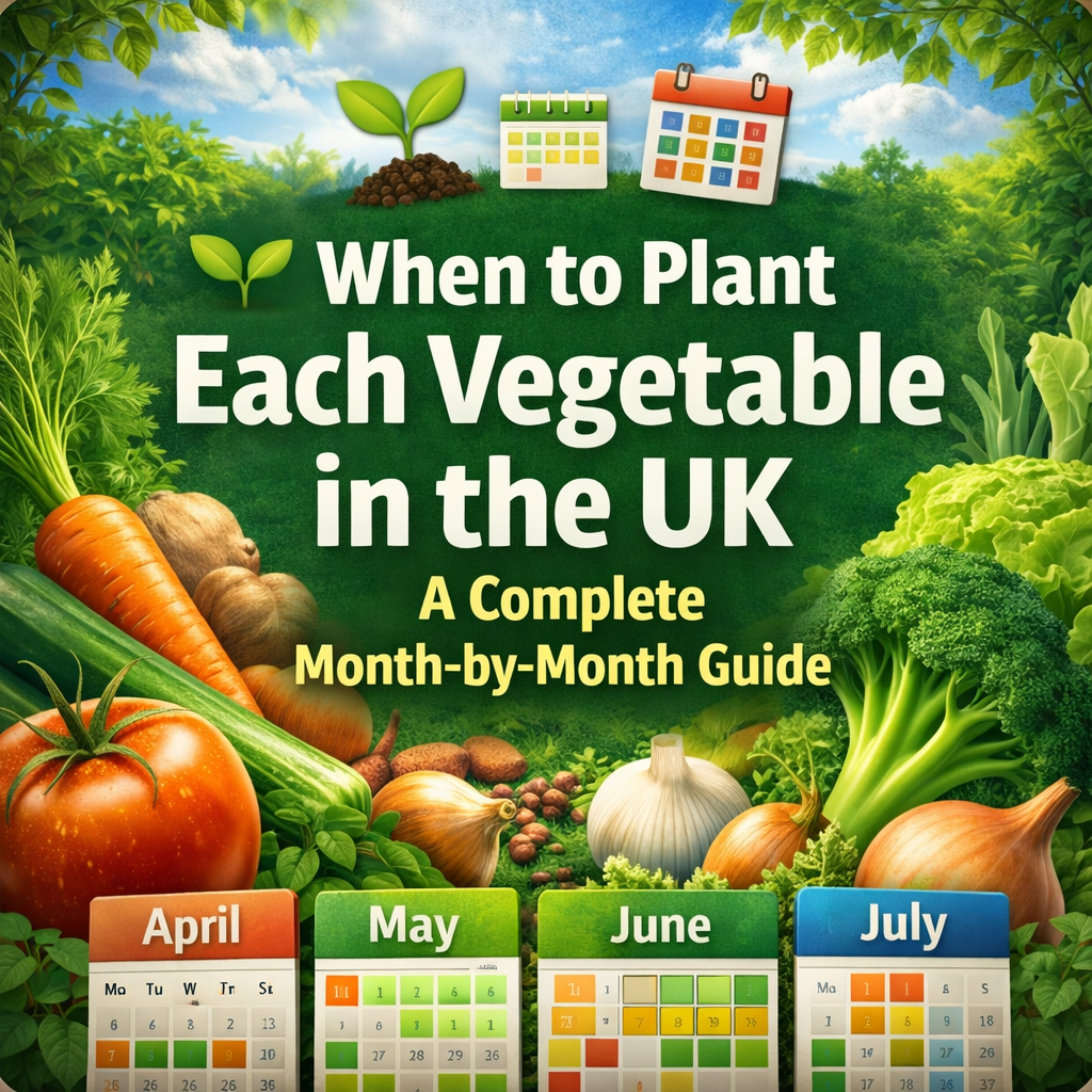 🌱📅 When to Plant Each Vegetable in the UK – A Complete Month-by-Month Guide make it square